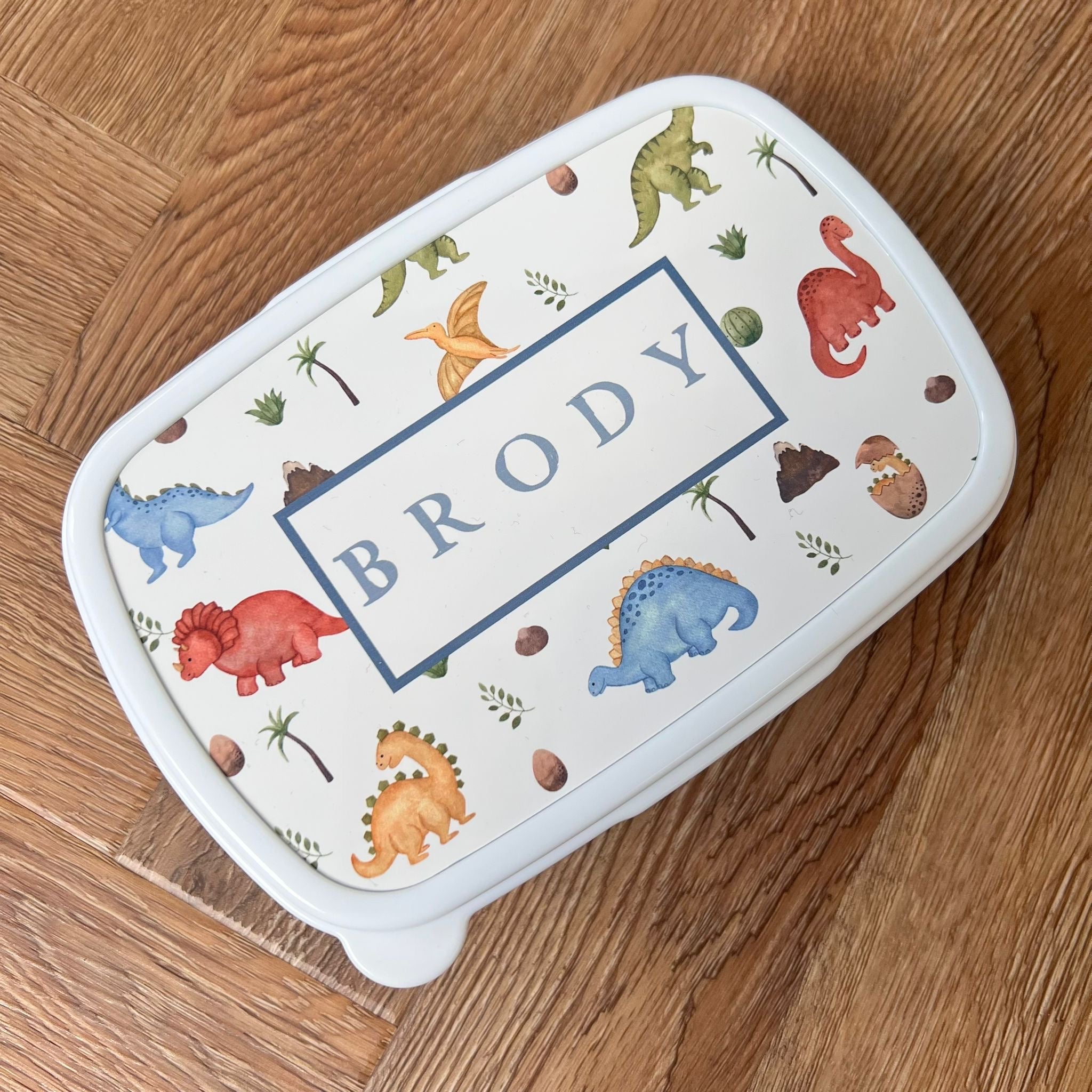 Personalised Dinosaur Snack Tub