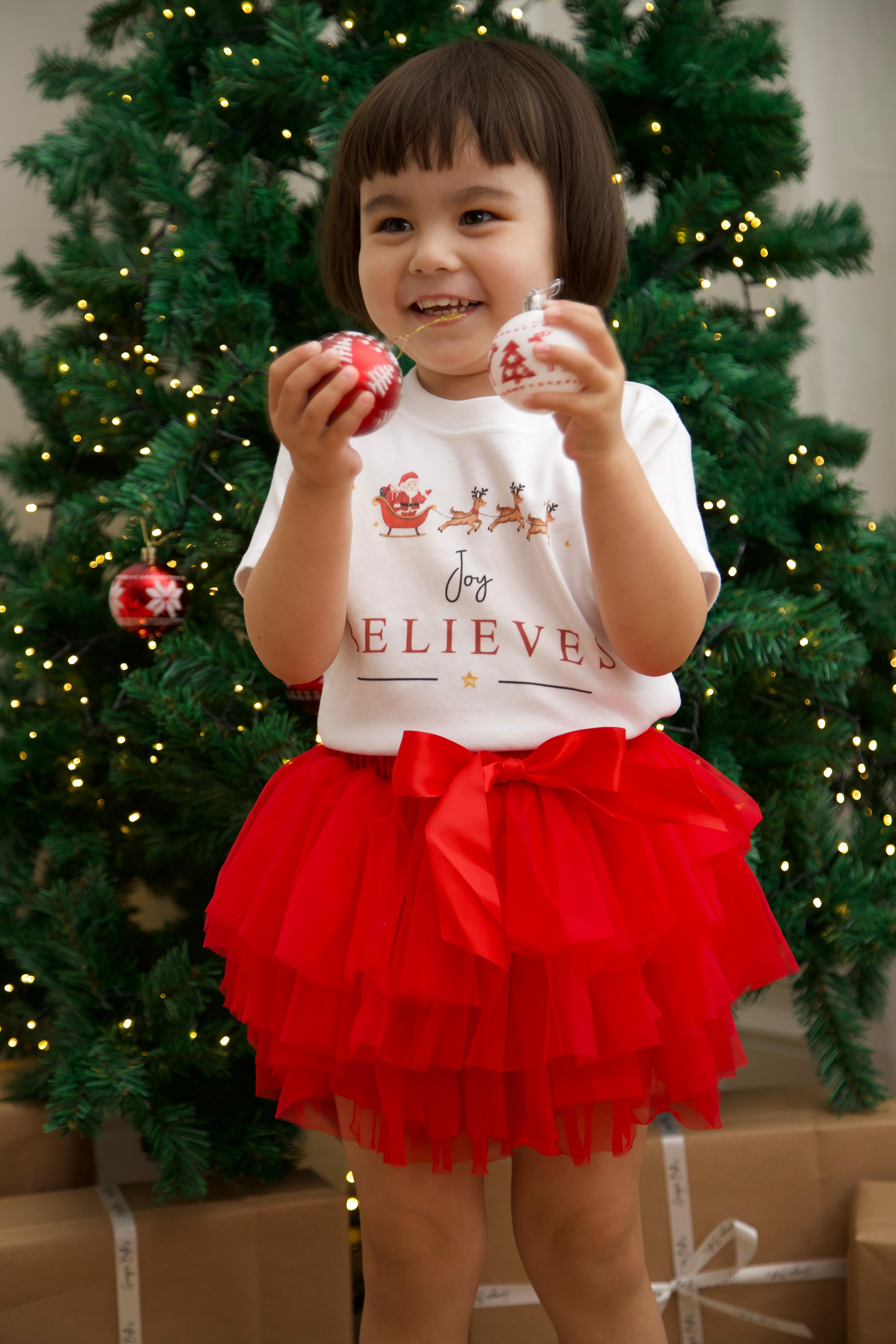 Personalised Luxury Christmas Tutu Outfit - Believes Design