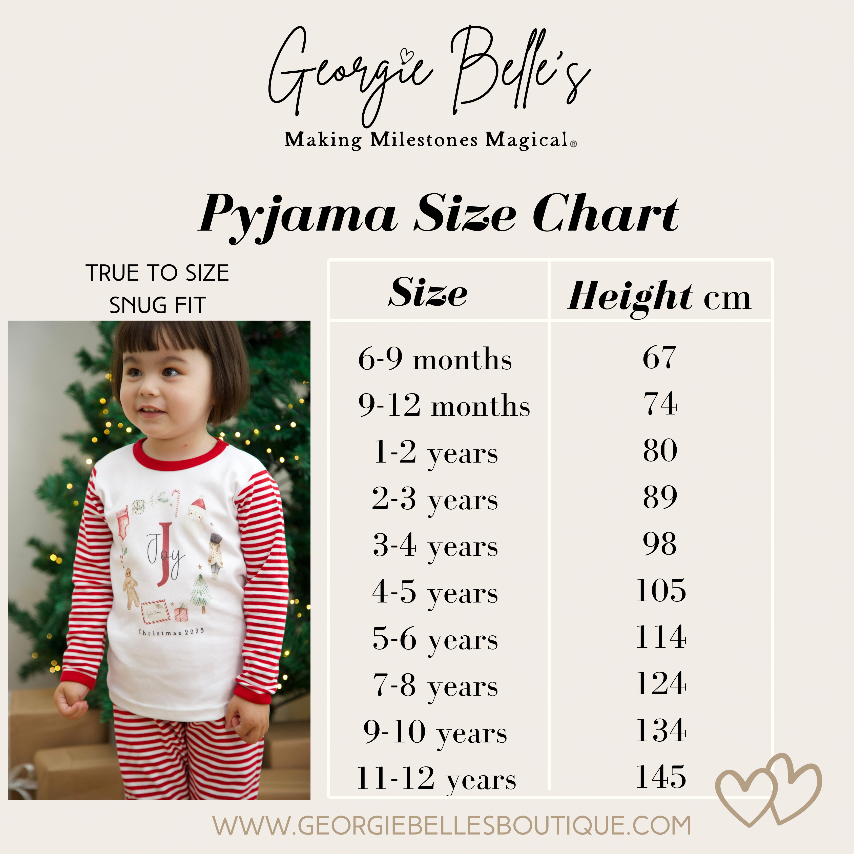 Personalised Pink Stripe Christmas Pyjamas - Pink Bunny Design