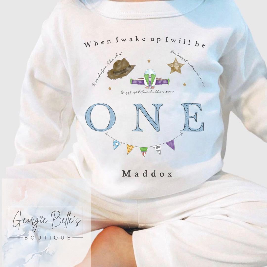 Personalised Birthday Pyjamas - Cowboy Design