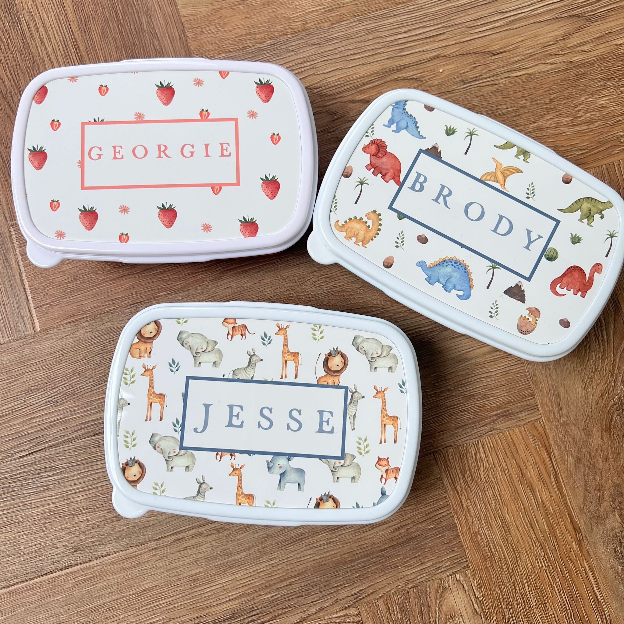 Personalised Strawberry Snack Tub