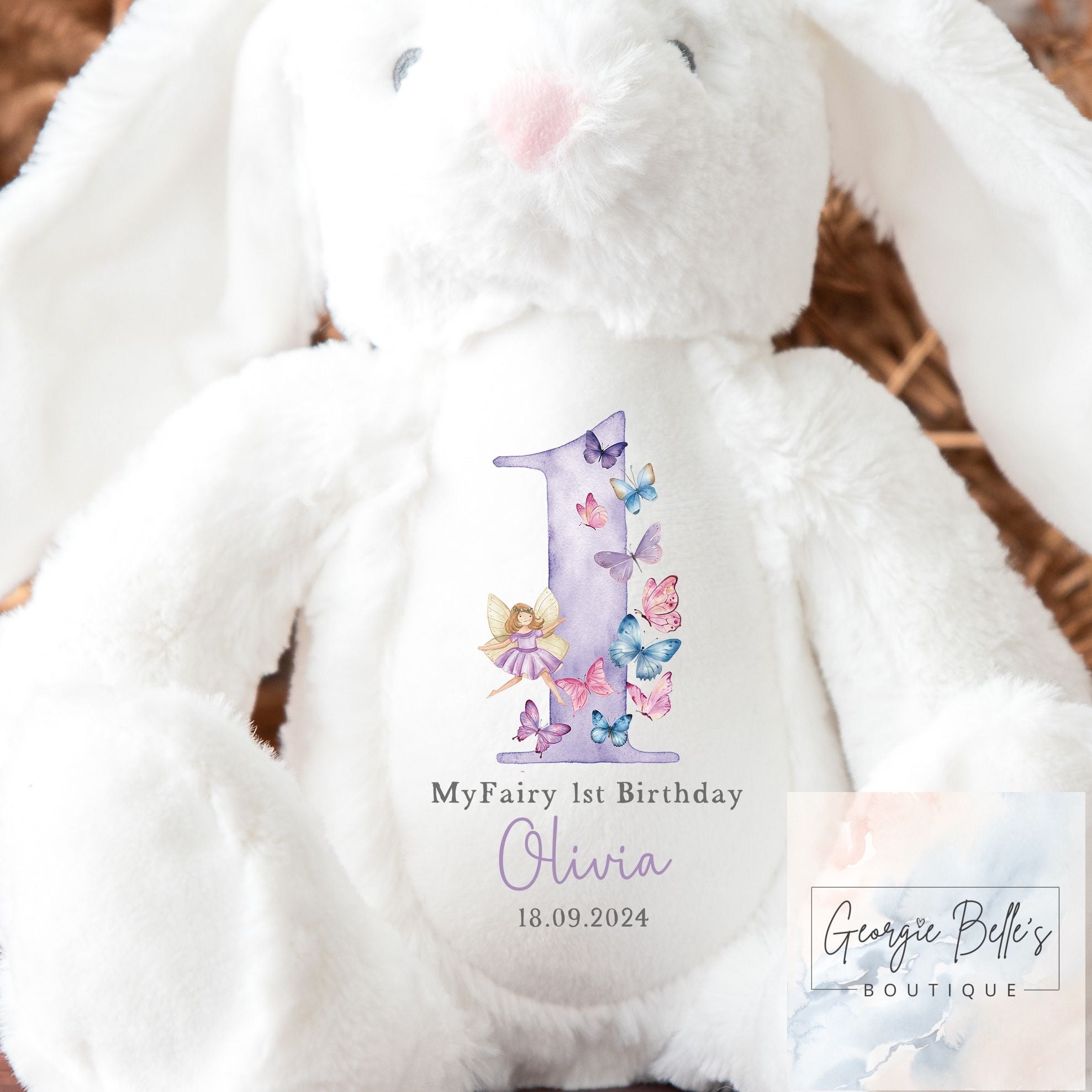 My Fairy First Birthday Personalised Soft Toy