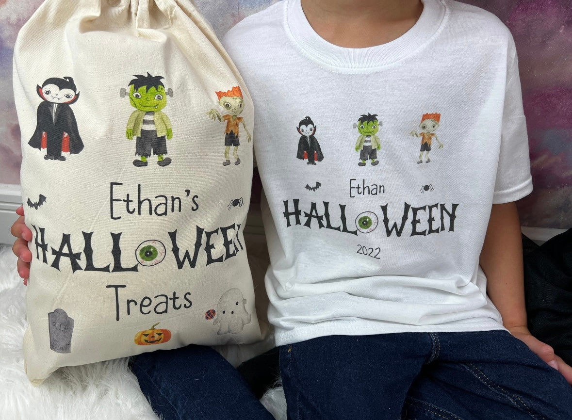 Halloween T-Shirt - Monster Mash Design