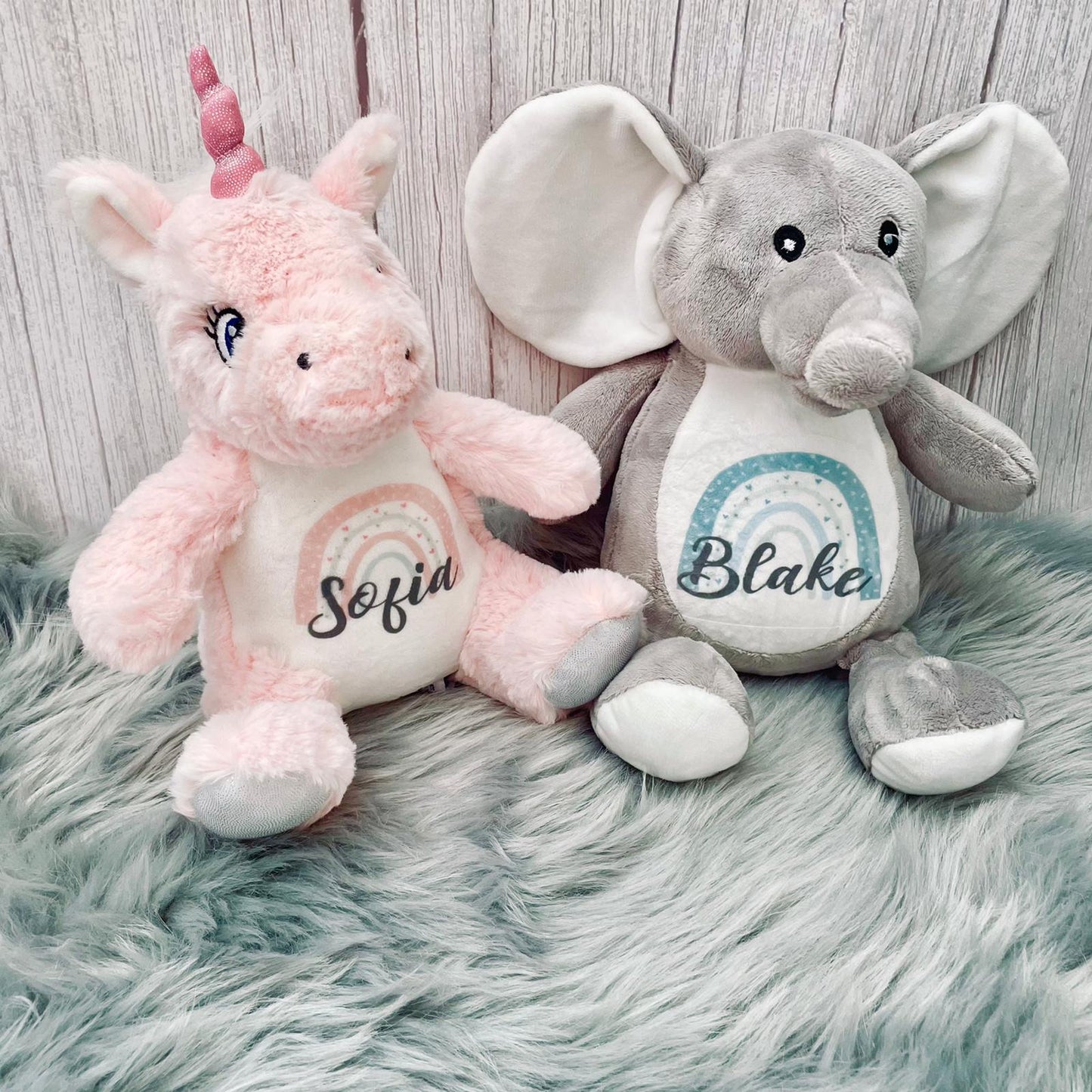 Personalised Elephant Soft Toy