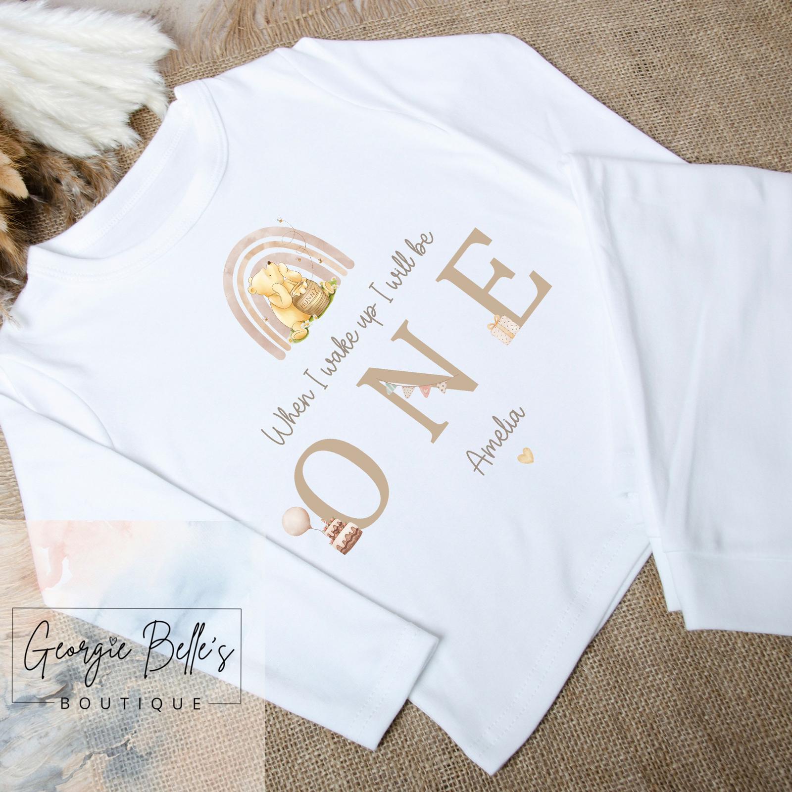 Personalised Birthday Pyjamas - Winnie The Pooh Design