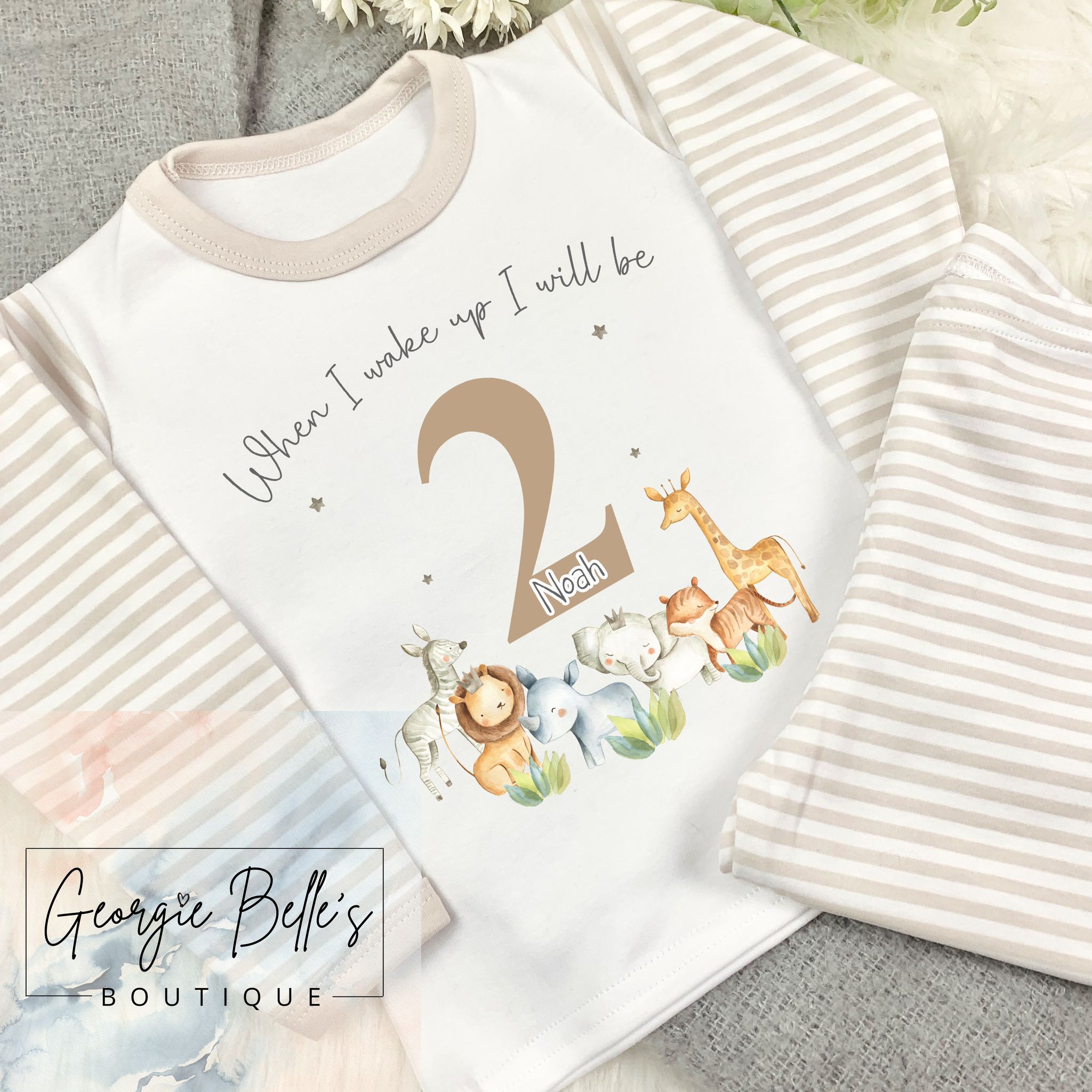 Personalised first birthday pyjamas online