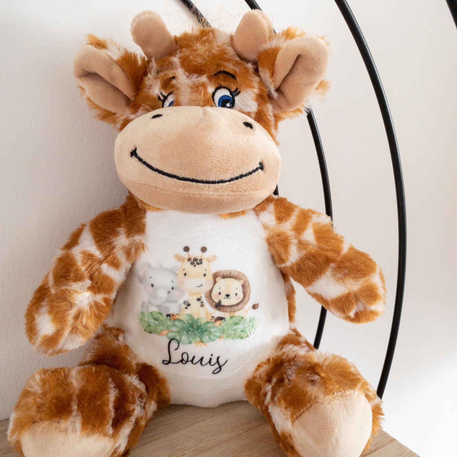 Personalized giraffe stuffed animal on sale