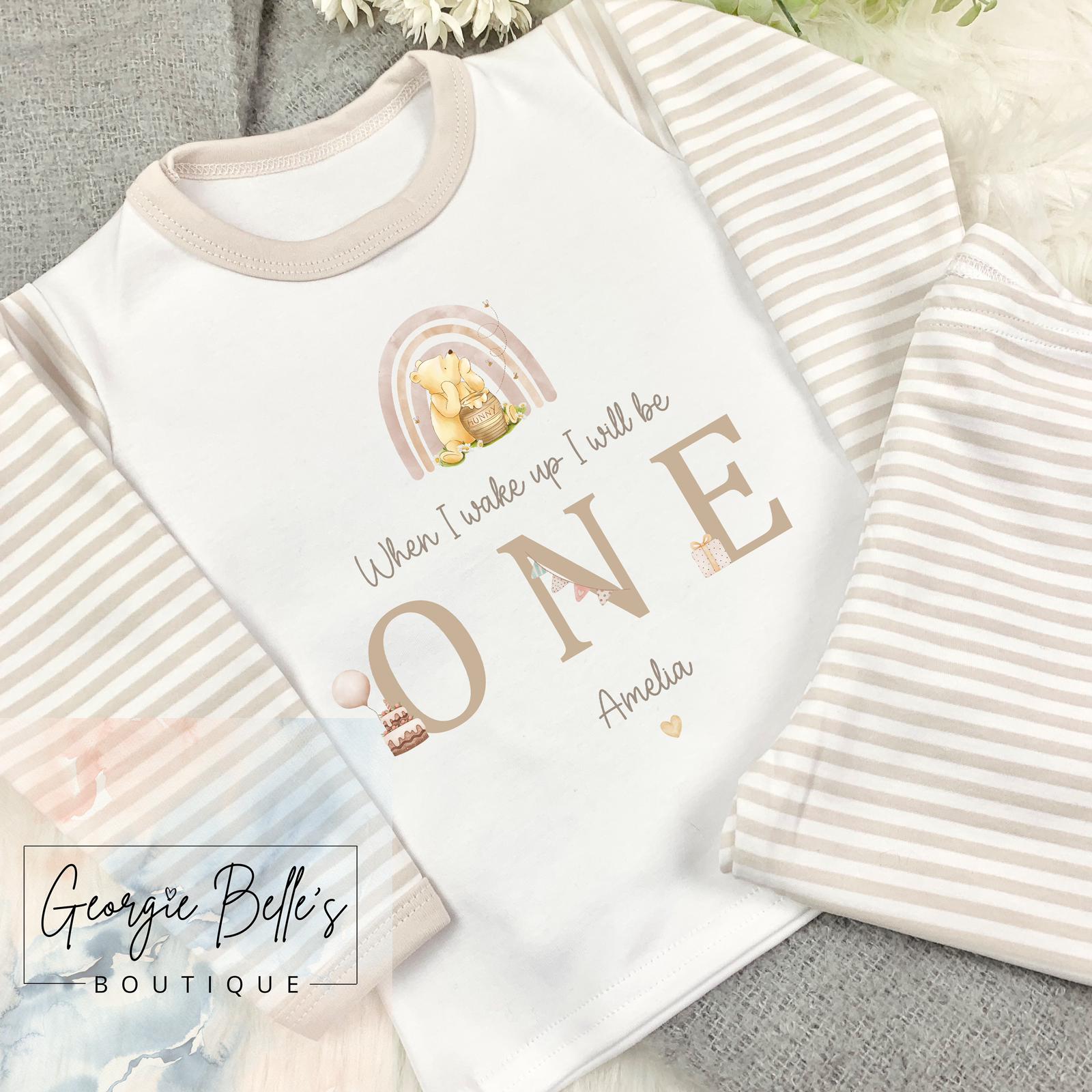 Personalised Birthday Pyjamas - Winnie The Pooh Design