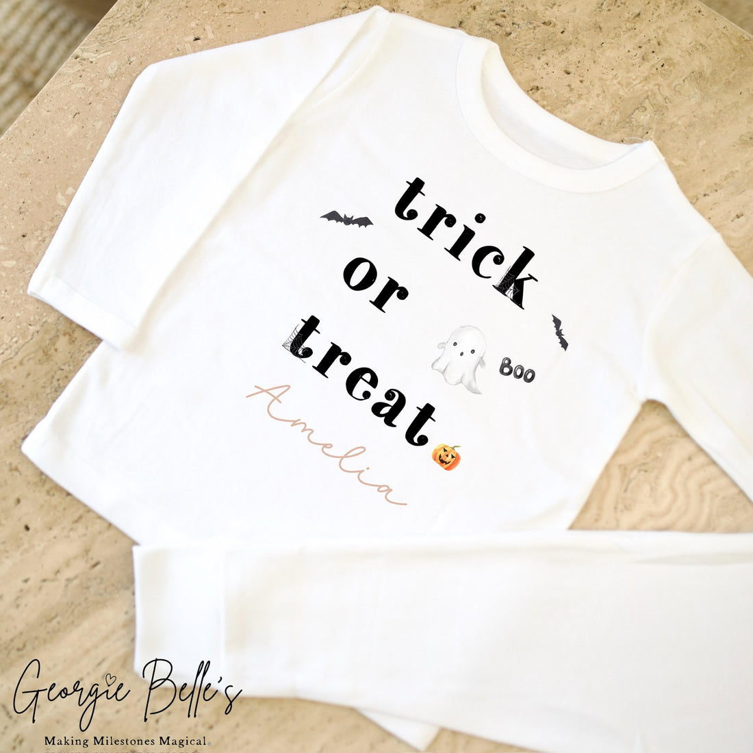 Personalised Halloween Pyjamas - Trick or Treat Design
