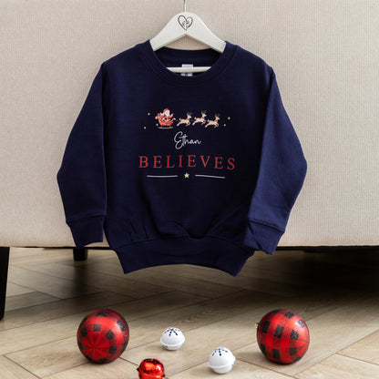 Personalised Children’s Christmas Jumper | Believes Design