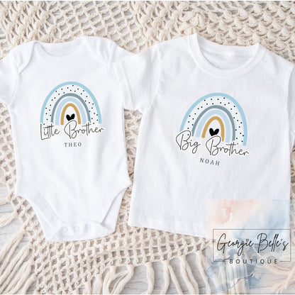 Personalised Big Brother / Little Brother Matching Set