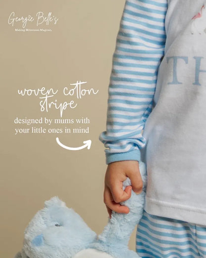 Personalised Plain White Easter Pyjamas - Close Your Eyes Design