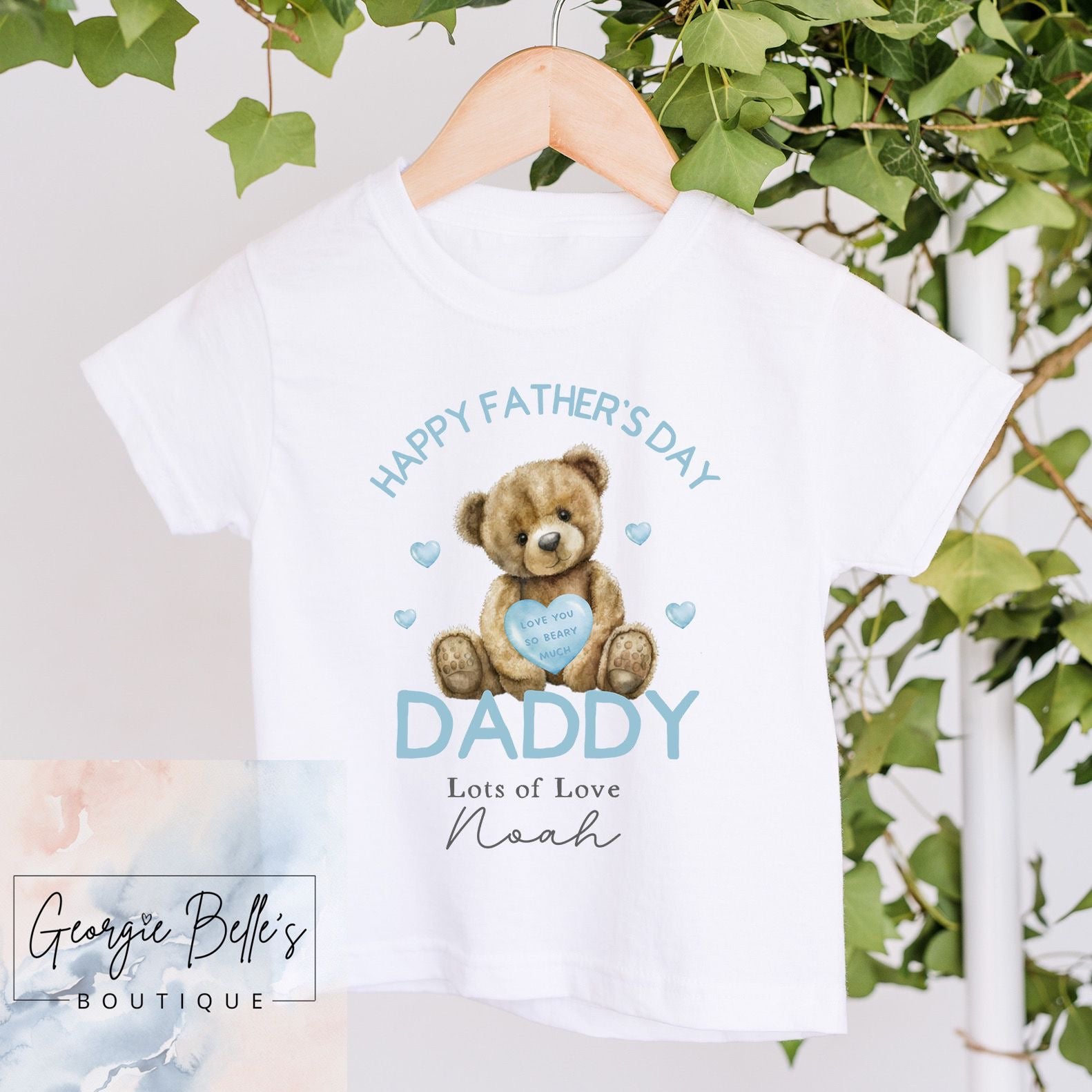 Father's Day T-Shirt - Blue Design