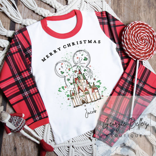 Personalised Family Matching ‘Disney Inspired’ Christmas Pyjamas