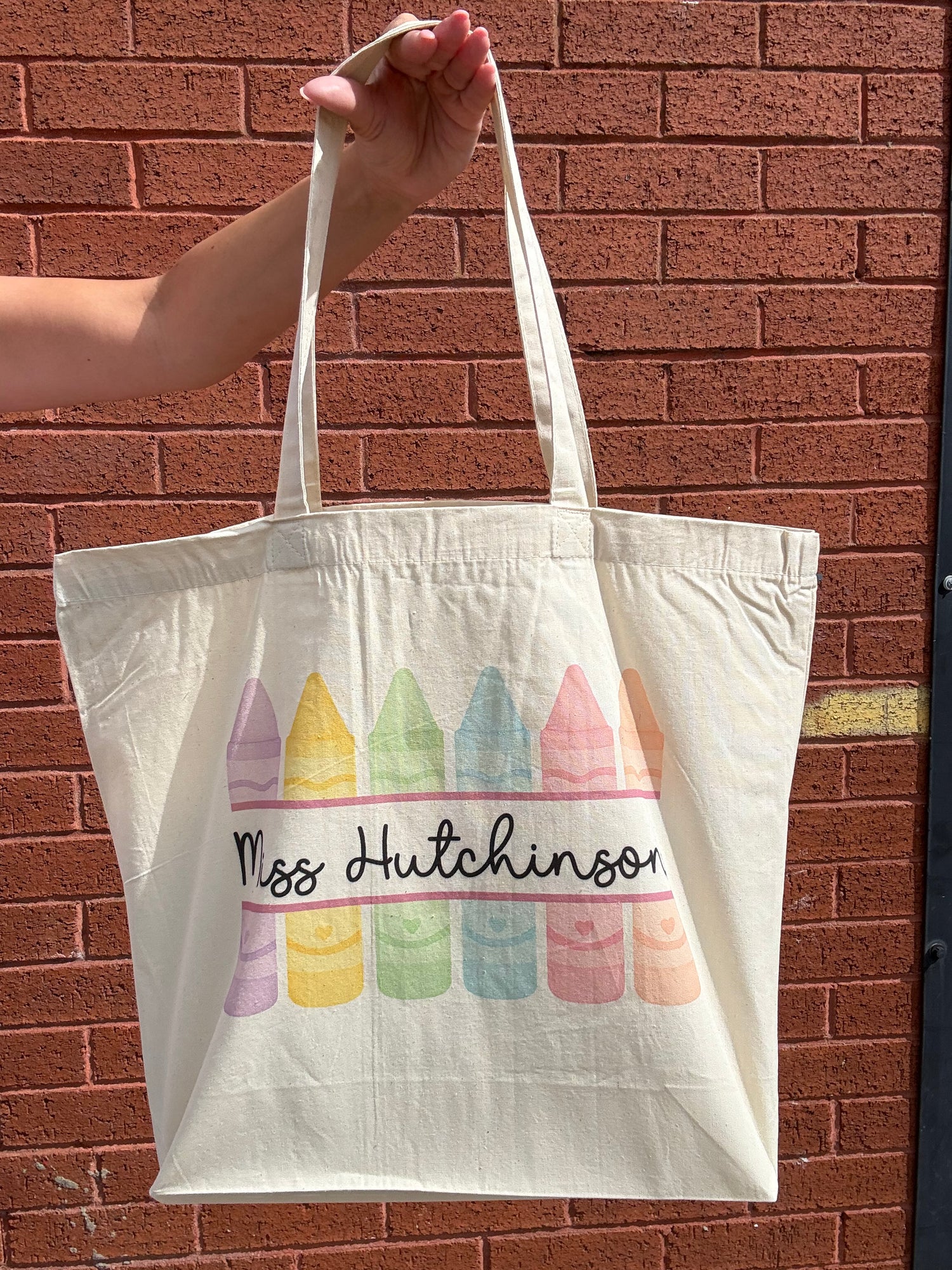 Fiver Friday Teacher Bag - Crayon Design