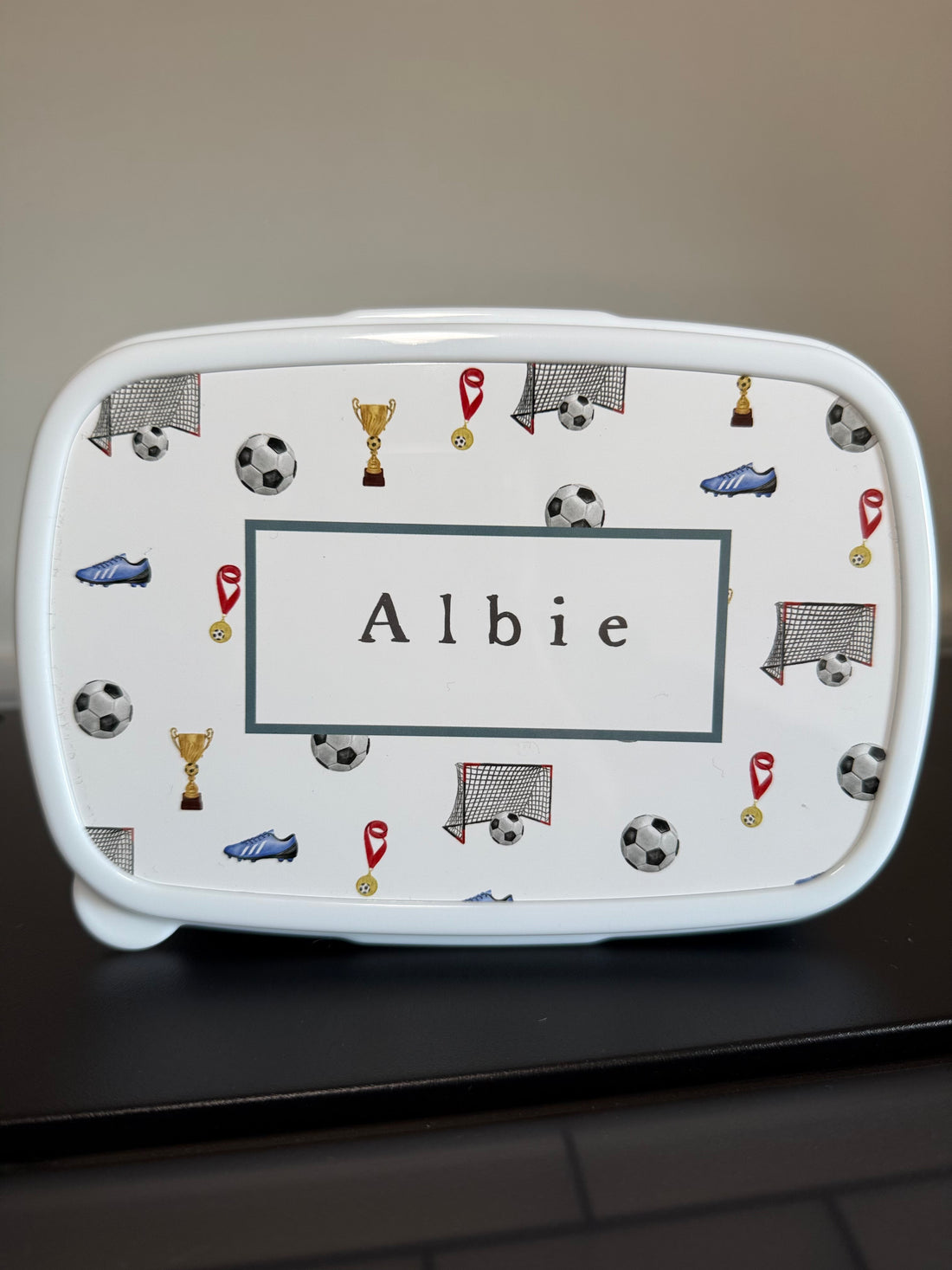Personalised Football Snack Tub