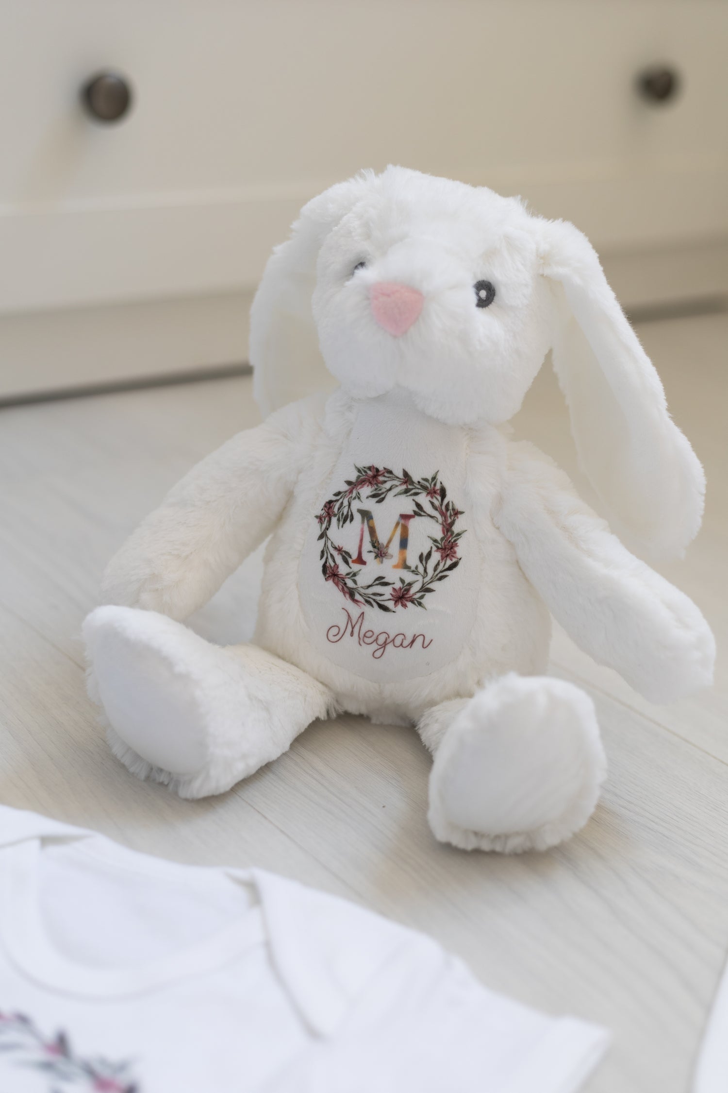 Luxury Personalised Baby Gift Set - Lilah Wreath Design