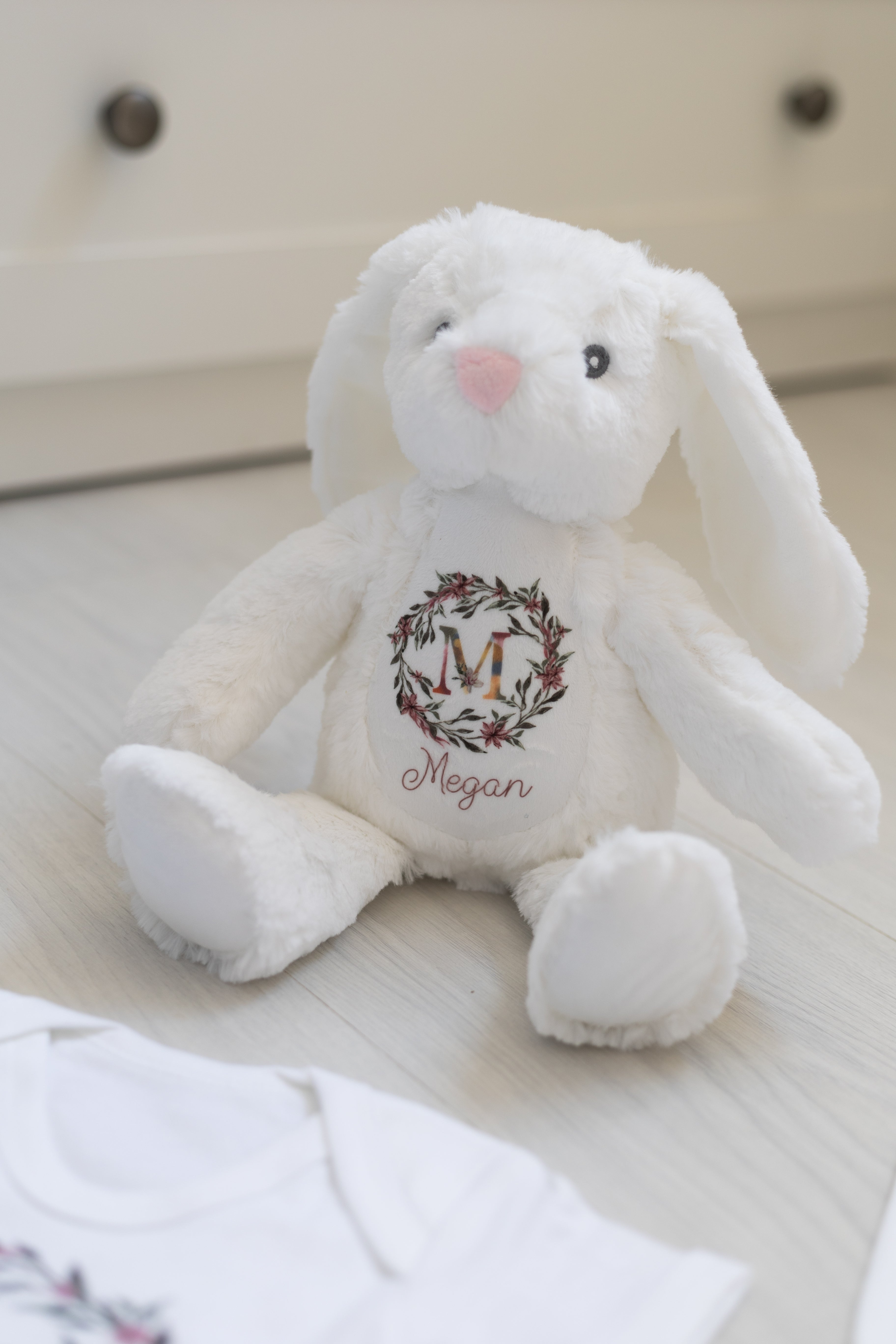 Luxury Personalised Baby Gift Set - Lilah Wreath Design