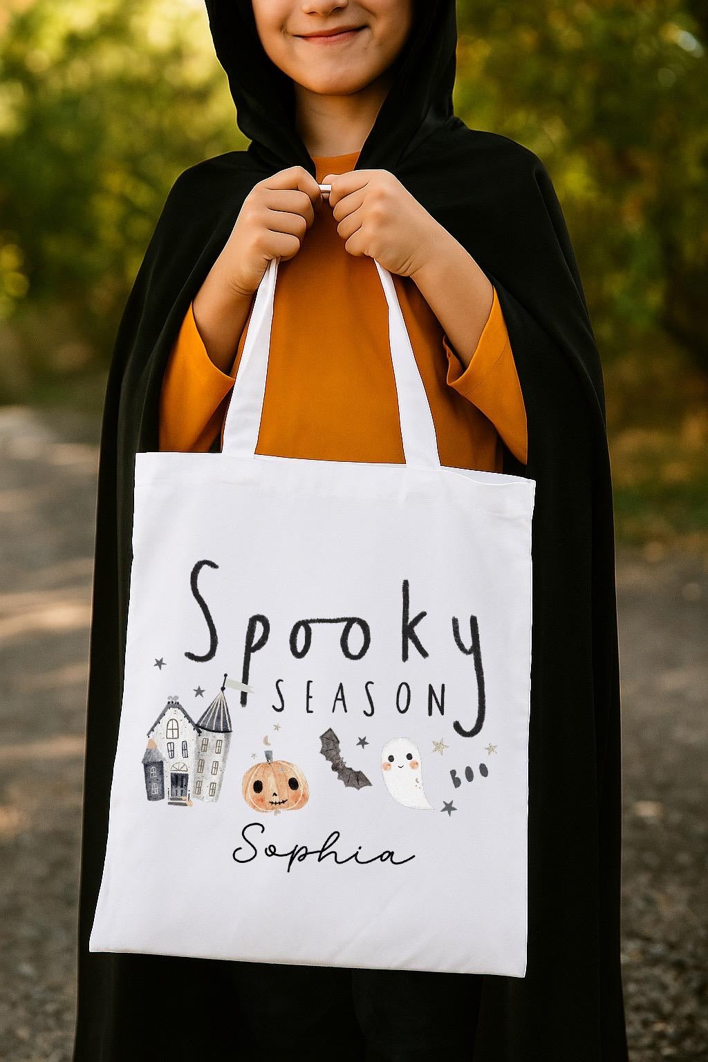 Personalised Halloween Trick Or Treat Bag