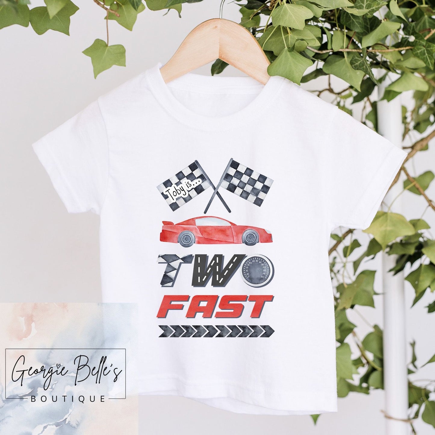 Birthday T-Shirt - Two Fast Design
