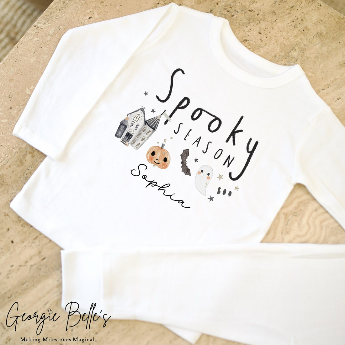 Personalised Halloween Pyjamas - Spooky Season Design
