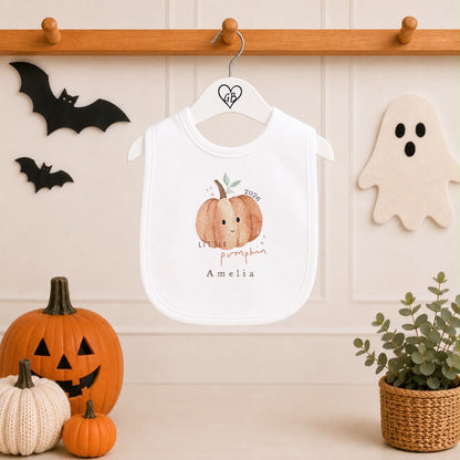 Personalised Halloween Babygrow | My First Halloween Baby Outfit | Little Pumpkin Design