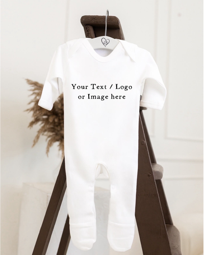 Custom Baby Grow | Personalised Text, Logo &amp; Image Printing