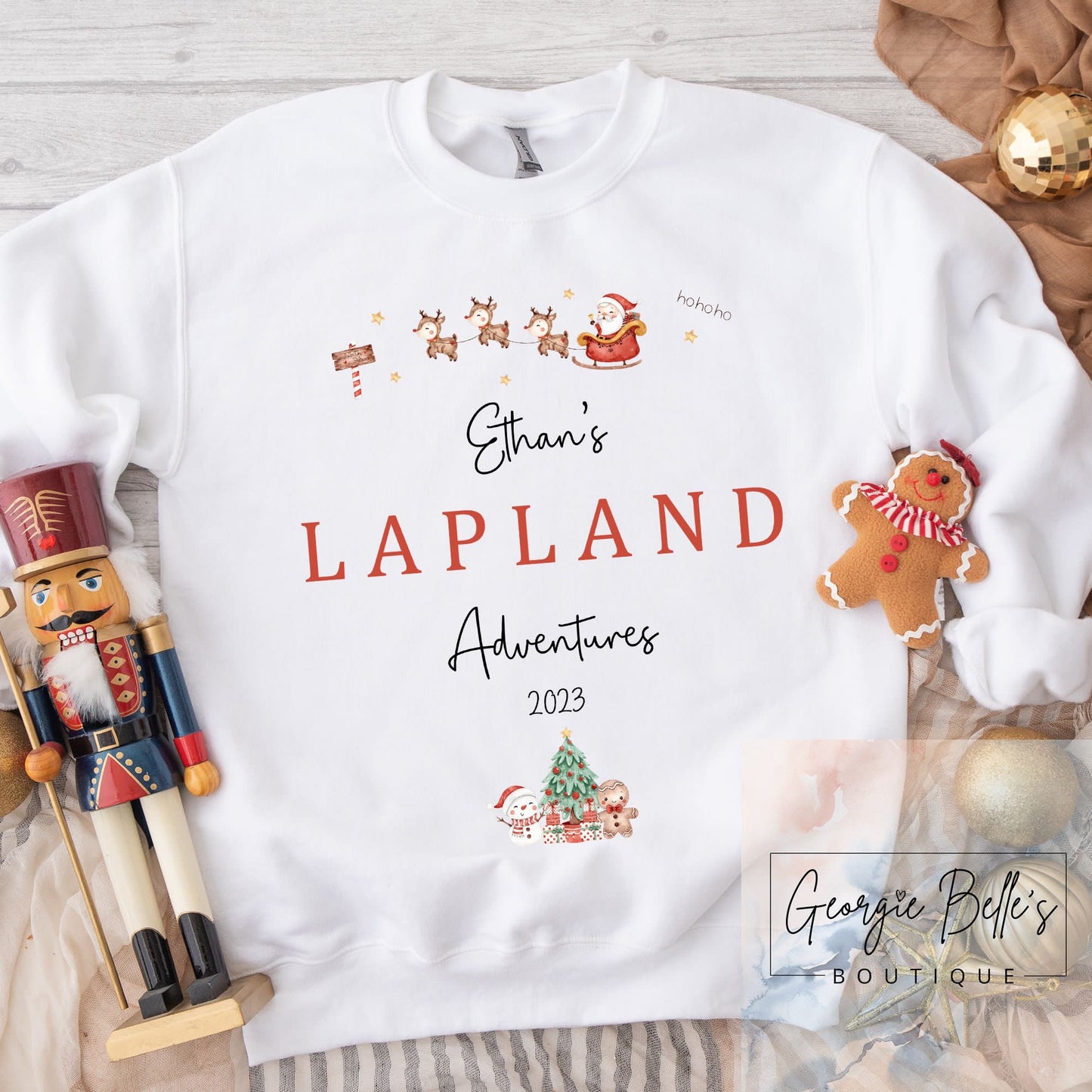 Personalised Christmas Jumper - Lapland Design