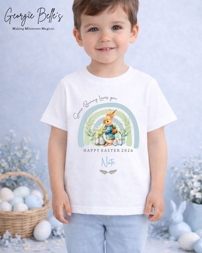 Personalised Easter T-Shirt - Some Bunny Design