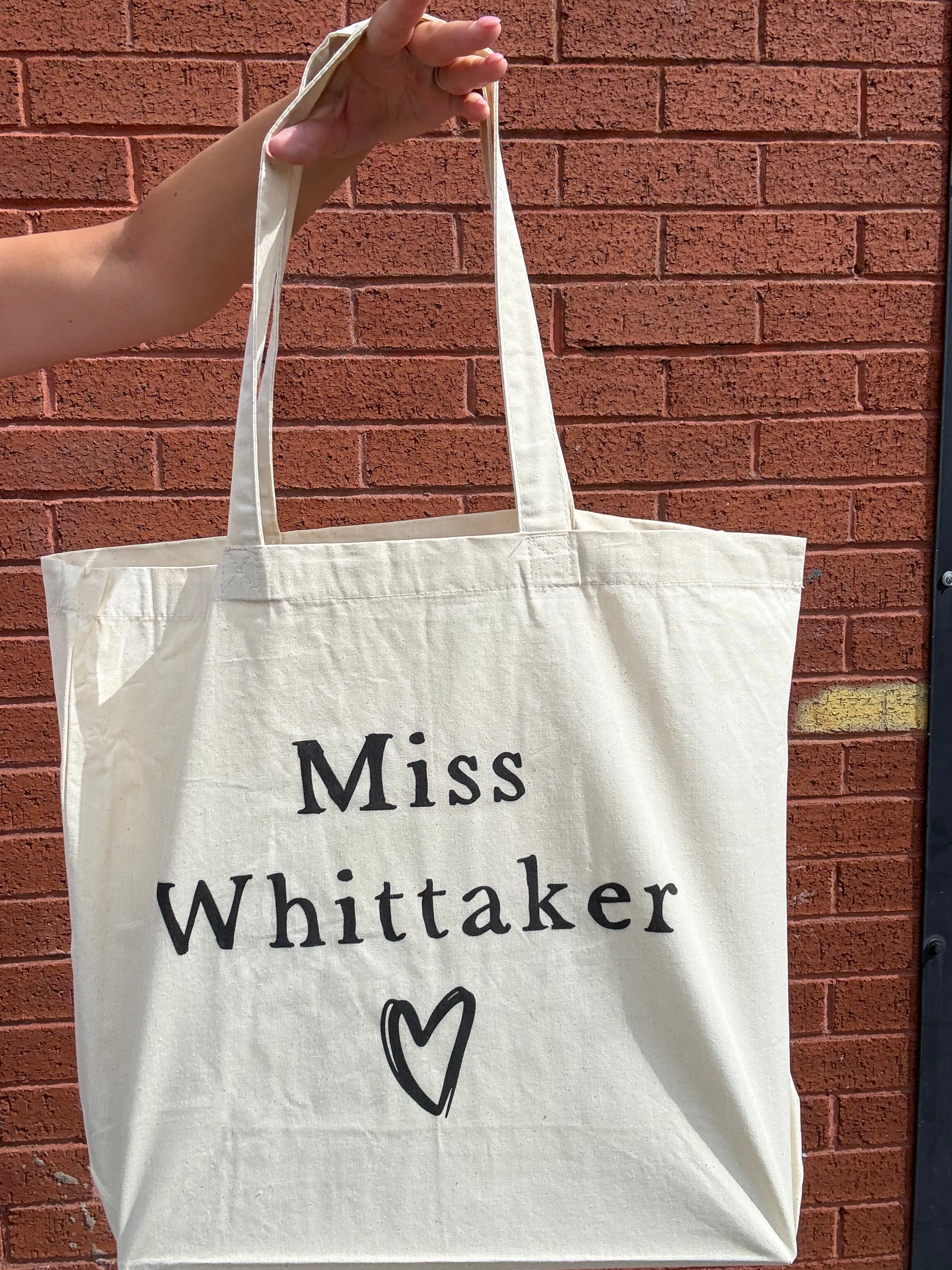 Fiver Friday Teacher Bag - Love Heart Design
