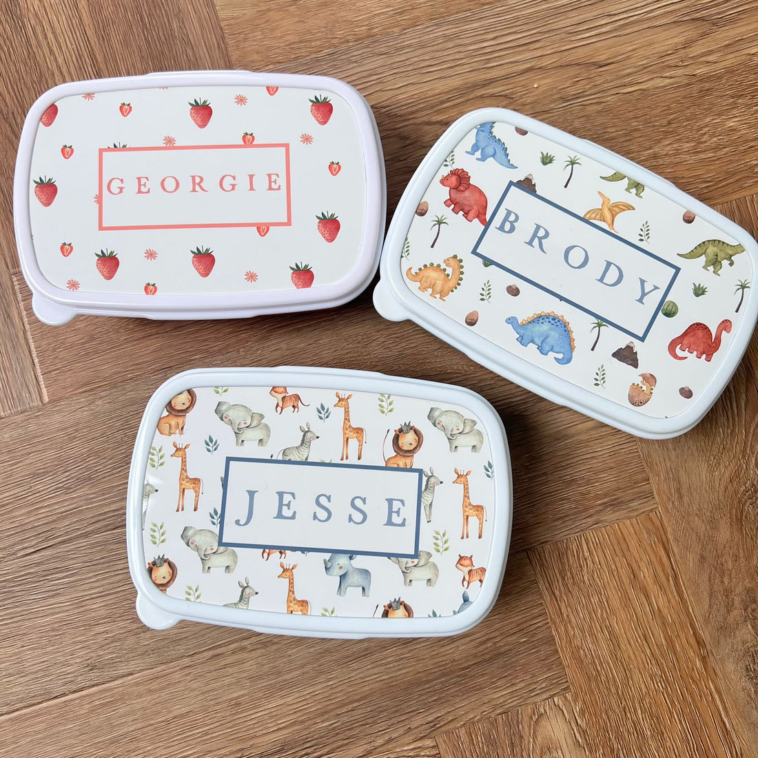 Personalised Strawberry Snack Tub