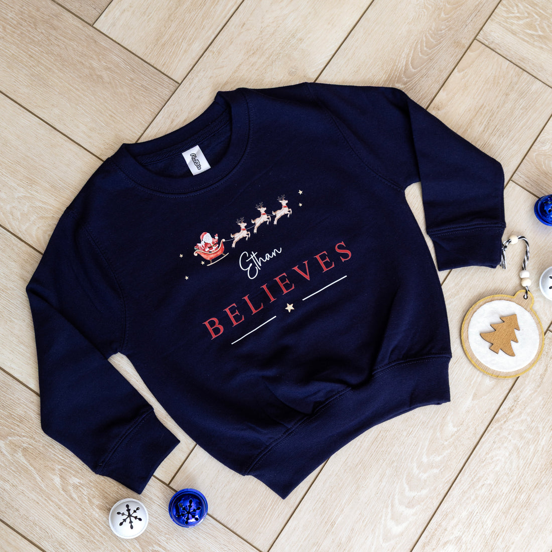 Personalised Children’s Christmas Jumper | Believes Design