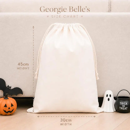 Personalised Halloween Boo Bag &amp; Treat Sack | Spooky Element Design