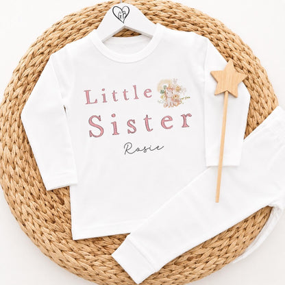 Personalised Big Sister Pyjamas - Unicorn Design