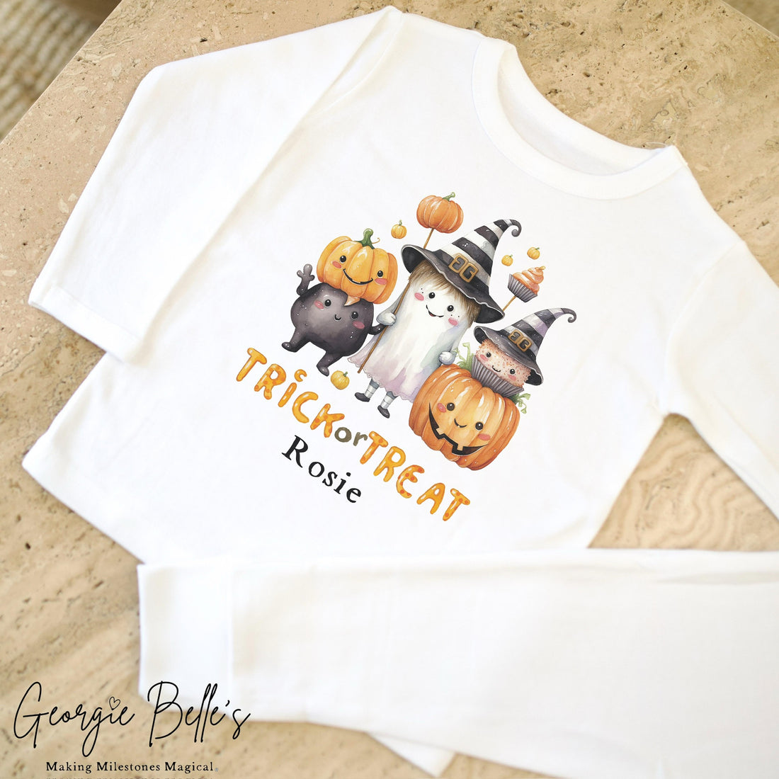 Personalised Halloween Pyjamas - Trick or Treat Design