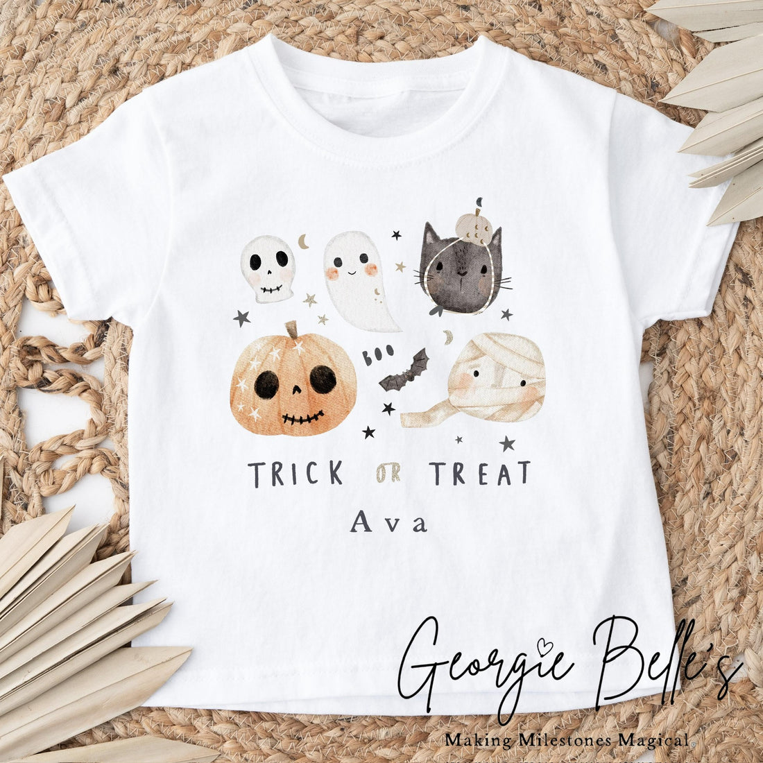 Personalised Halloween T-Shirt - Halloween Element Design