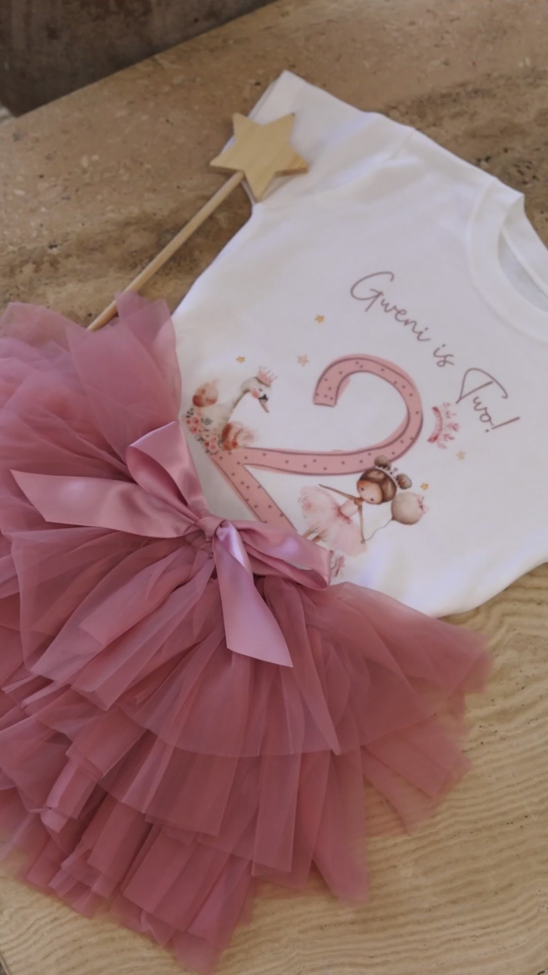 Personalised Birthday Tutu Outfit