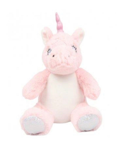 Pink Rainbow Personalised Unicorn Soft Toy