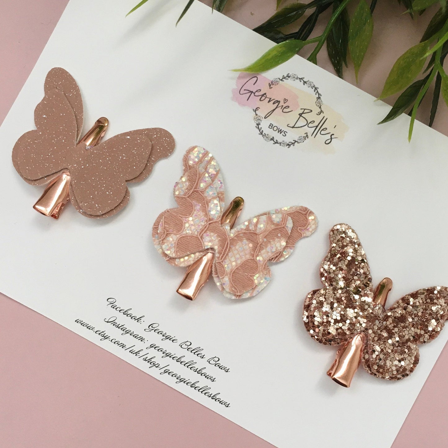 Rose gold hair clips, rose gold bows, hair bows, hair clips, baby hair bows, small hair bows