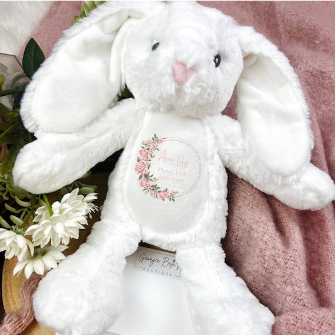 Personalised Flower Girl Soft Toy