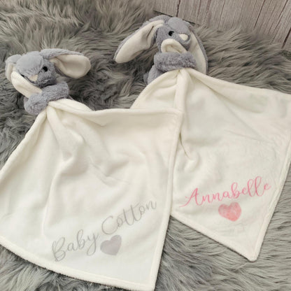 Personalised Bunny Comforters