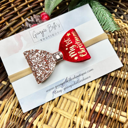 My 1st Christmas Headband