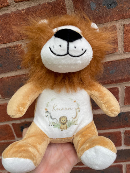 Personalised Safari Wreath Vest/Babygrow