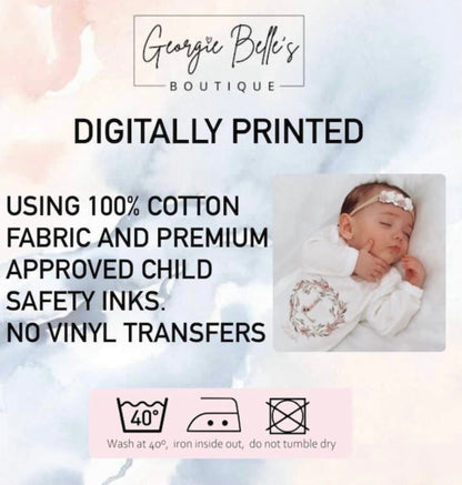 Personalised Page Boy Pyjamas - Wreath Design