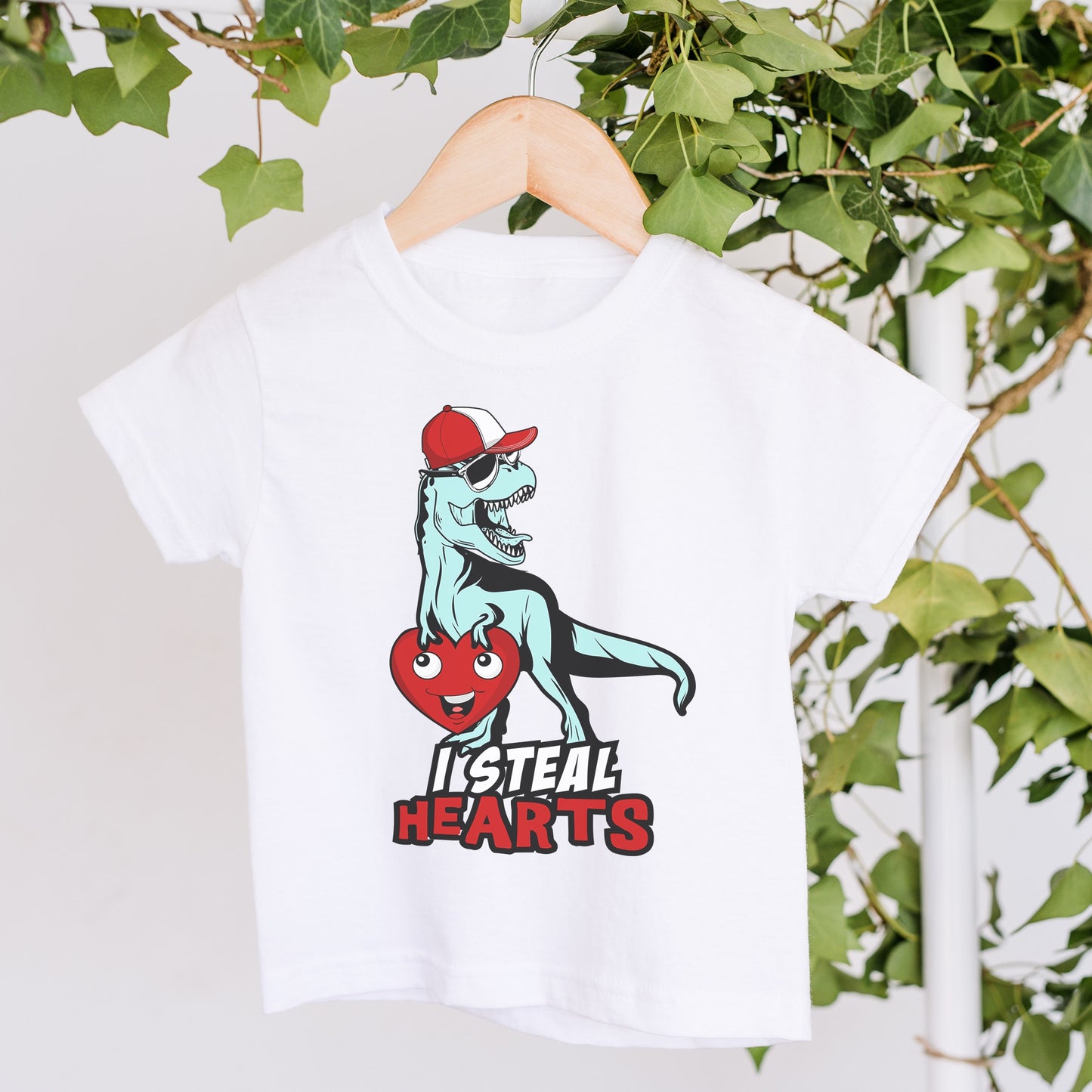 Retro Dino Valentines T-Shirt