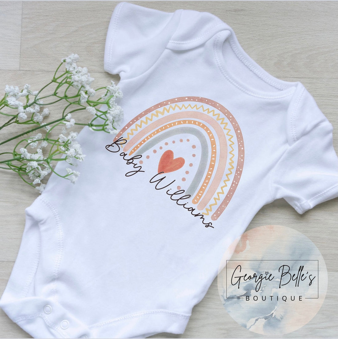 Neutral Rainbow Personalised Gift Set
