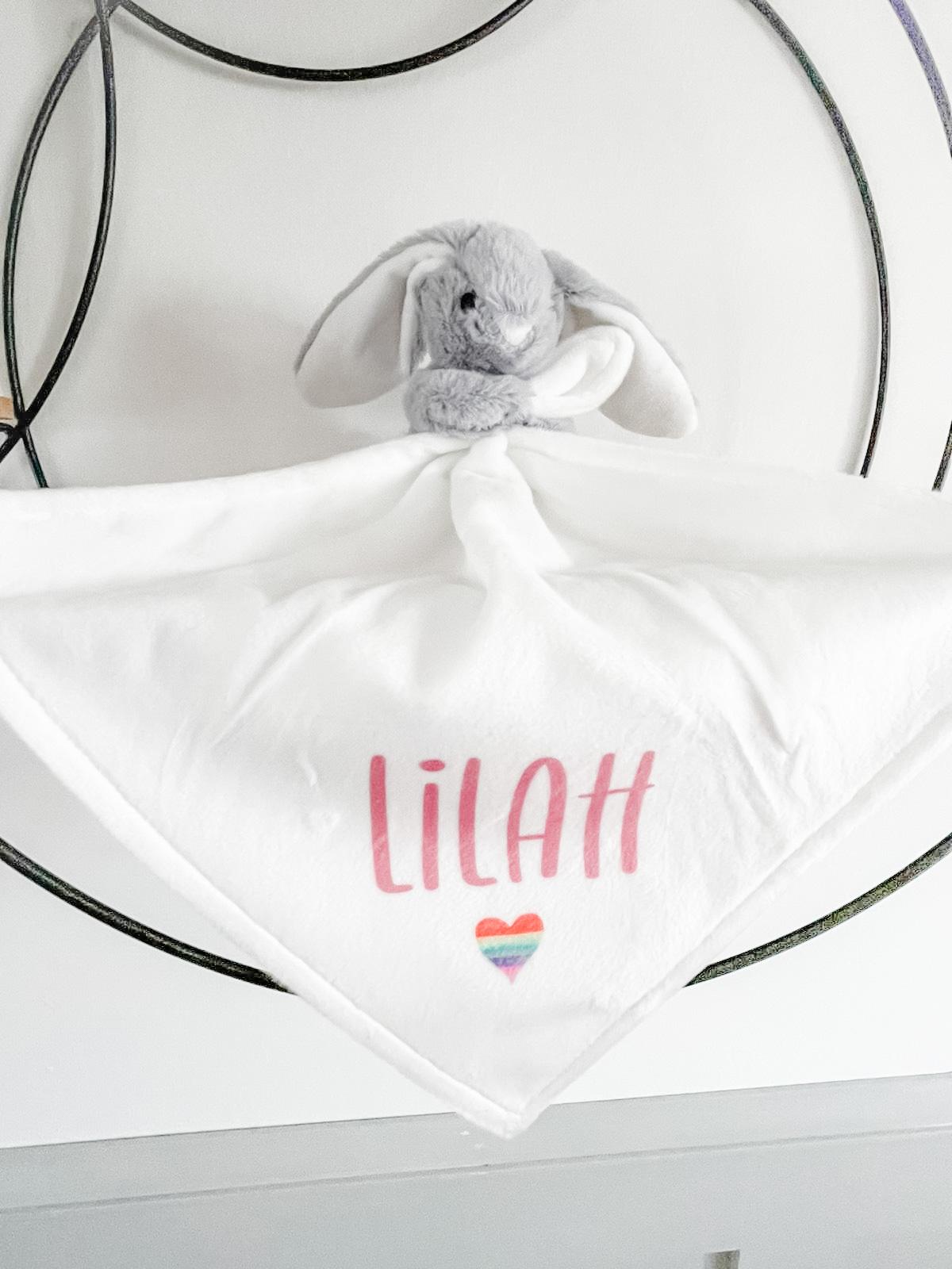 Personalised Bunny Comforters
