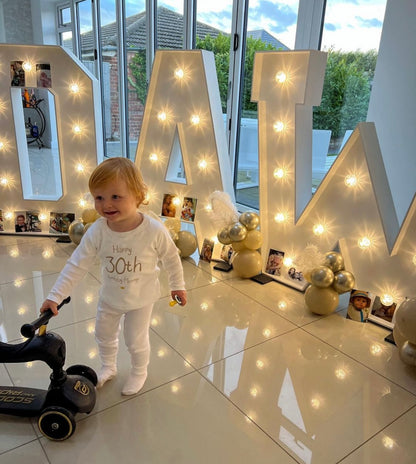 Personalised Birthday Pyjamas -  Mummy’s Birthday Champagne Design