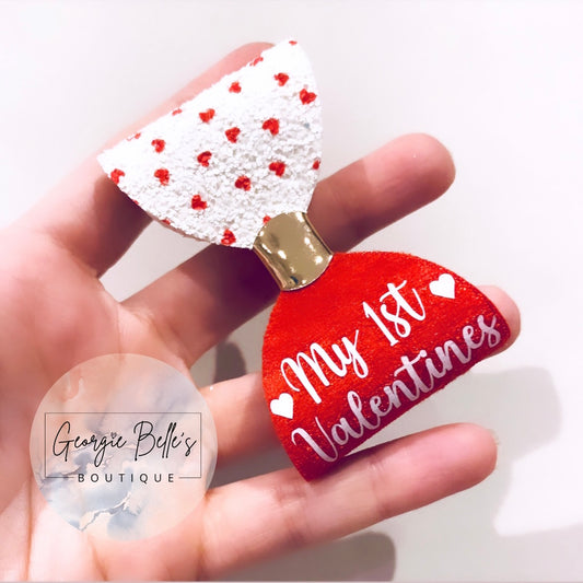 My 1st Valentines Day Bow