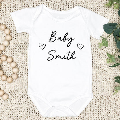 Personalised Baby Announcement Vest